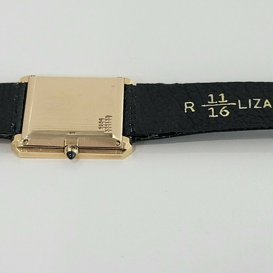 Unisex Piaget Protocle Ref 9154 25mm 18k Gold Slim Dress Watch 1970s RA299