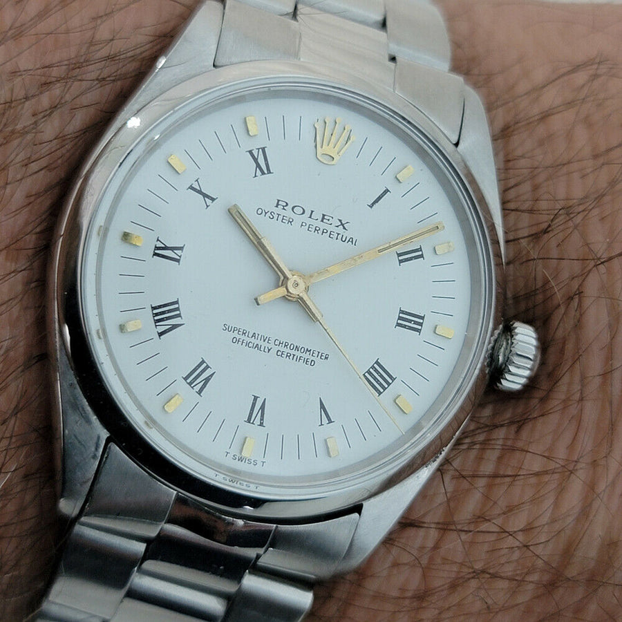 Mens Rolex Oyster Perpetual Ref 6564 34mm Automatic c1950s Swiss Vintage RJC146