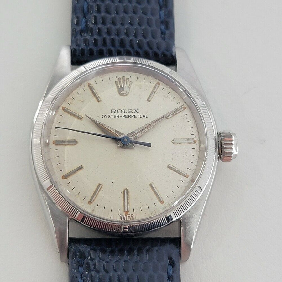 Midsize Rolex Oyster Perpetual Ref 6549 30mm 1950s Automatic Watch Swiss RA144B