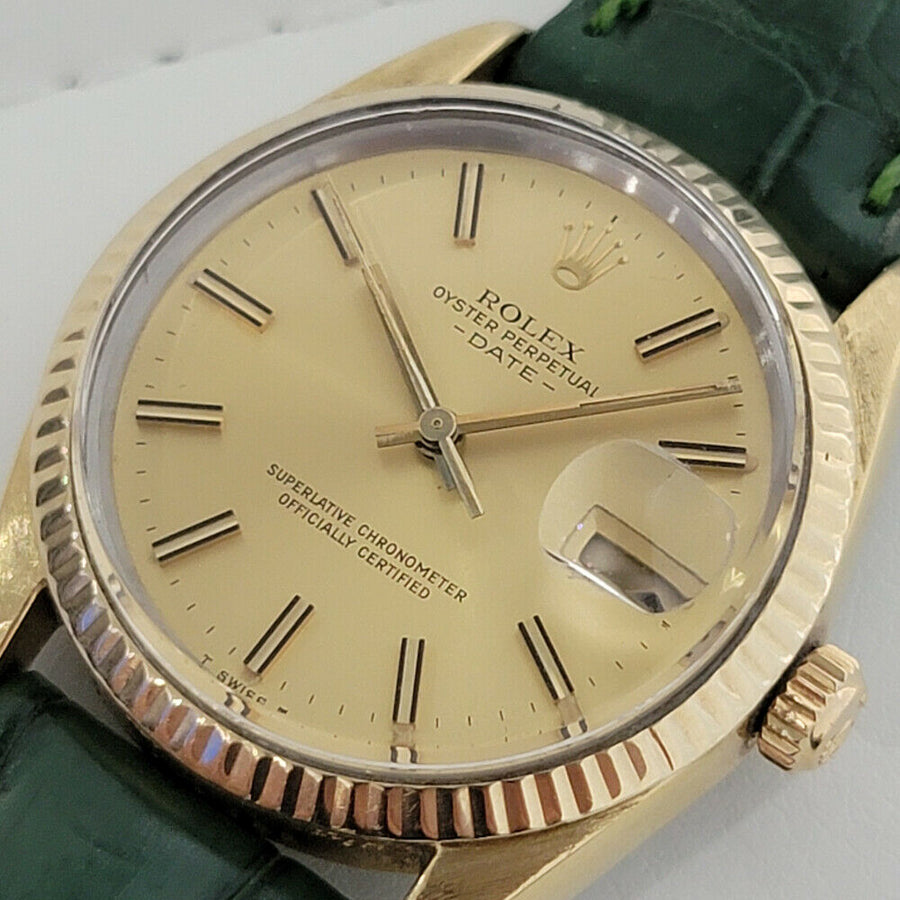 Rolex oyster perpetual date cheap 15505