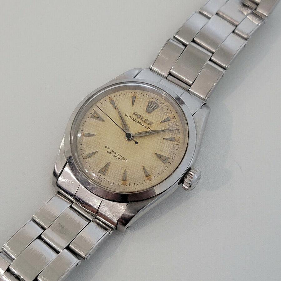 Mens Rolex Oyster Perpetual Ref 6284 34mm Automatic 1950s Swiss Vintage RA231
