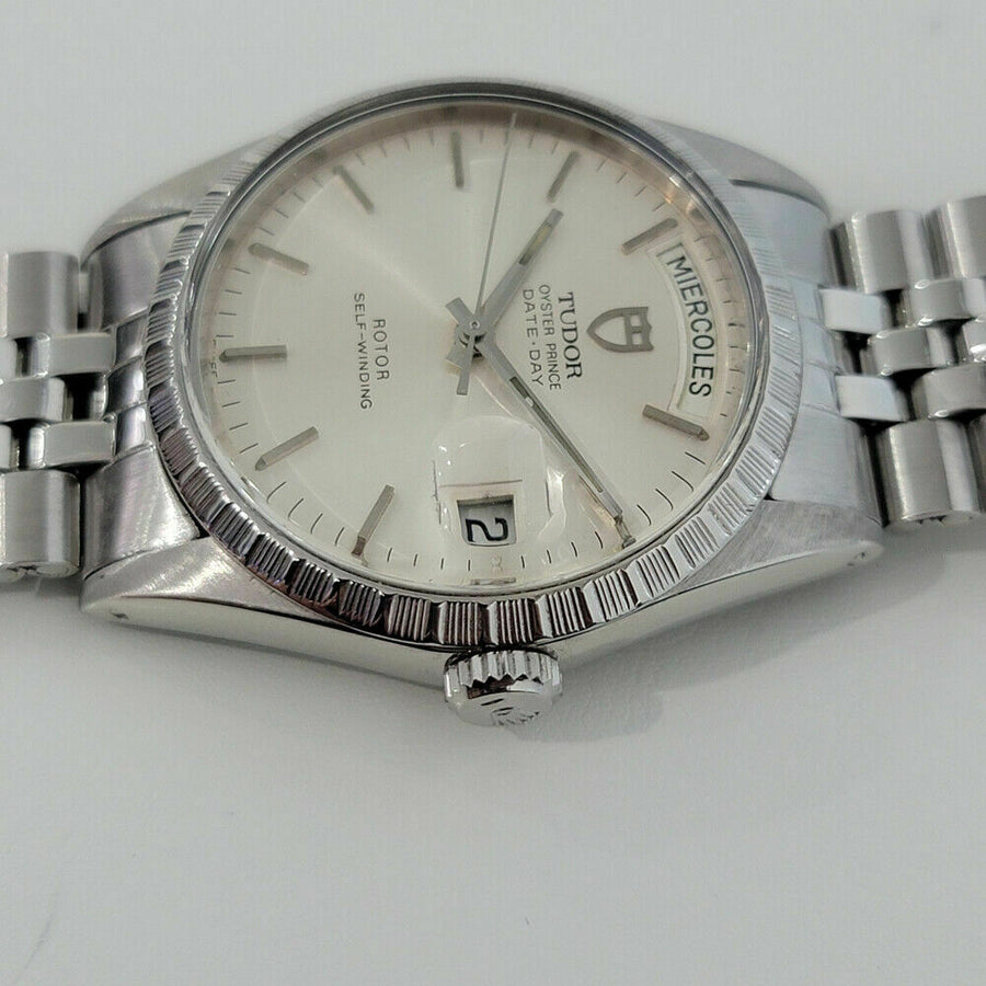 Mens Tudor Oyster Prince Ref 94510 Date Day 36mm Automatic 1980s Swiss RA251S