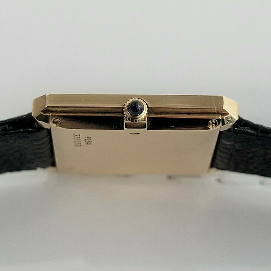 Unisex Piaget Protocle Ref 9154 25mm 18k Gold Slim Dress Watch 1970s RA299